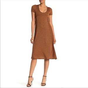 Velvet Torch Nordstrom stripe ribbed dress